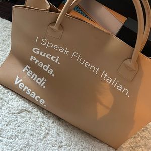 Vegan tote bag! Only used once